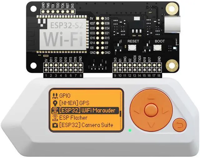 Alt view image 5 of 5 - Wi-Fi Developer Board for Flipper Zero with Protective Case - Crystal Sakura Pink