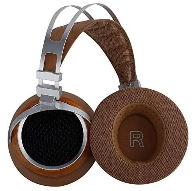 Alt view image 5 of 5 - SIVGA Luan Wood Hi-Fi Dynamic Driver Open-Back Wired Earphone (Rosewood)