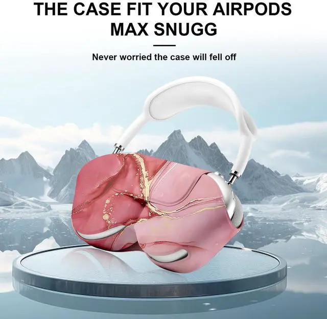 Alt view image 3 of 5 - Maxjoy for Apple Airpods Max Smart Case Cover, Soft PU Leather Protective Cover Accessories for Airpod Max with Sleep Mode, Anti-Dust Travel Carrying Case for Airpods Pro Max Headphones