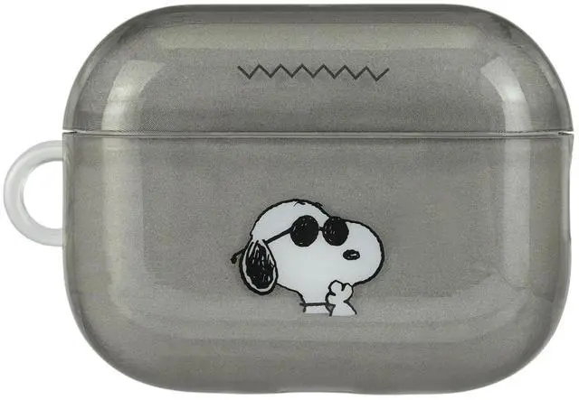 Main image of Gourmandies Peanuts Snoopy AirPods Pro 3 Compatible Soft Case Joe Cool SNGG-205B