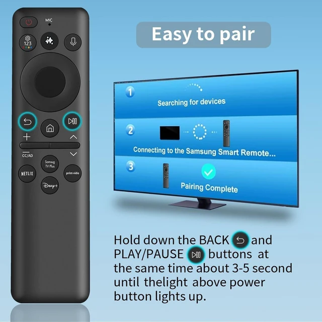 Alt view image 5 of 5 - New BN59-01480A TM2360E Solar Smart AI Voice Bluetooth Remote Control