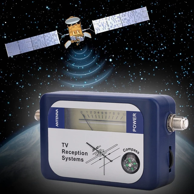 Alt view image 2 of 5 - Dioche Tv Antenna Signal Strength Meter, Antenna Signal Meter Satellite Finder Mini Finder Digital Aerial Terrestrial TV Antenna Finder Signal Strength Meter Detector