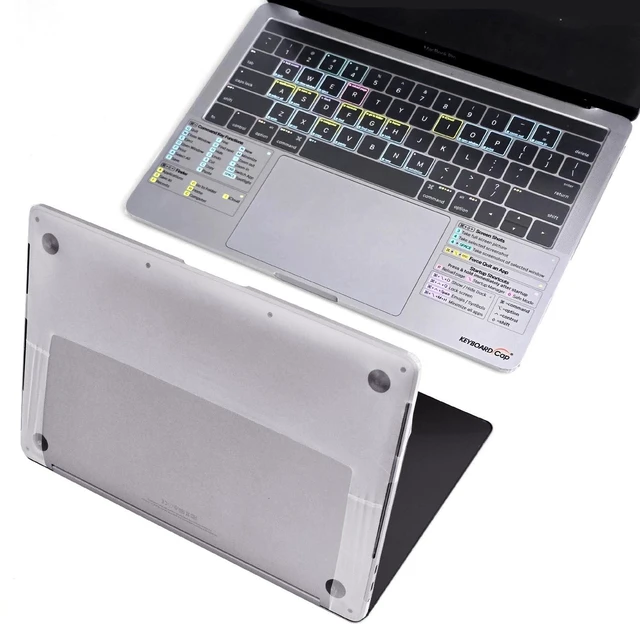 Alt view image 3 of 5 - KissCover Cover for MacBook Pro 14.2" 2021-2025 with Shortcut Keys Printing (1 Pack 0.03mm)
