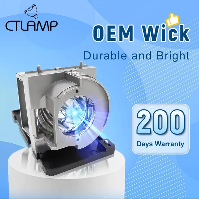 Alt view image 2 of 5 - CTLAMP Original BL-FU190G / SP.71K01GC01 OEM Replacement Projector Lamp Bulb with Housing Compatible with OPTOMA GT5500+ W319UST W319USTi W319USTie W319USTir W319USTire X319UST X319USTi X319USTir