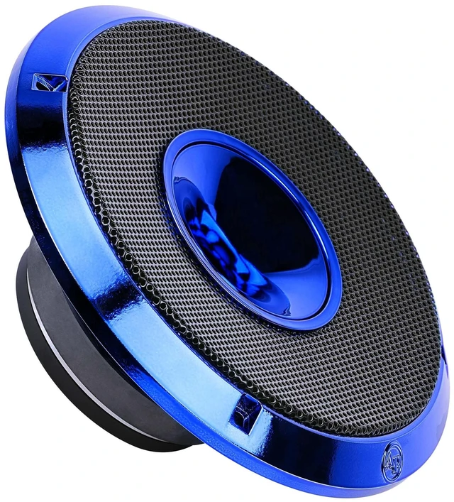 Main image of Audiopipe 8" Compression Horn Mid-Range Loudspeaker (APMB-828GH-BLU), 400W, Built-in Compression Horn Driver, Flat Steel Basket, 2-Way Coaxial, KSV Voice Coil, Grill, Sleek Candy Blue