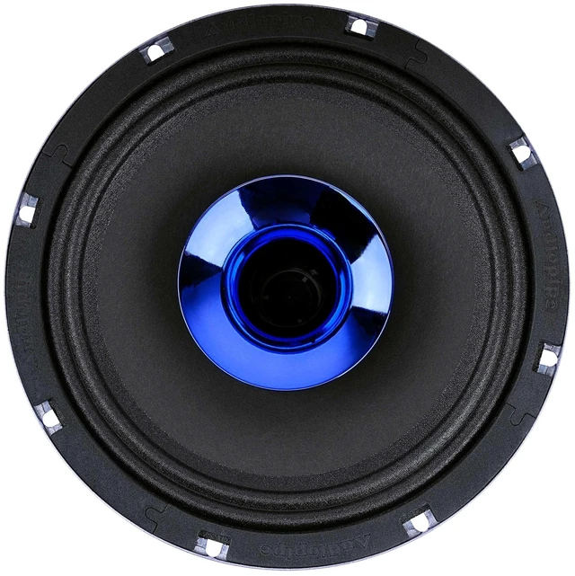 Alt view image 5 of 5 - Audiopipe 8" Compression Horn Mid-Range Loudspeaker (APMB-828GH-BLU), 400W, Built-in Compression Horn Driver, Flat Steel Basket, 2-Way Coaxial, KSV Voice Coil, Grill, Sleek Candy Blue