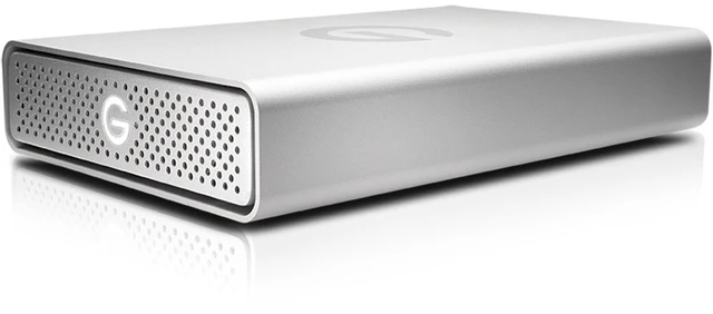Main image of G-Technology 6TB G-DRIVE USB 3.0 Desktop External Hard Drive, Silver - Compact, High-Performance Storage - 0G03674-1