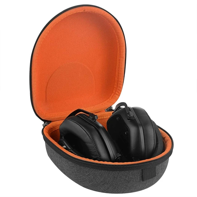 Alt view image 3 of 5 - Geekria Shield Headphone Case Compatible with V-Moda Crossfade 3, Crossfade 2, Crossfade XS, Replacement Hard Shell Travel Carrying Bag with Cable Storage (Dark Grey)