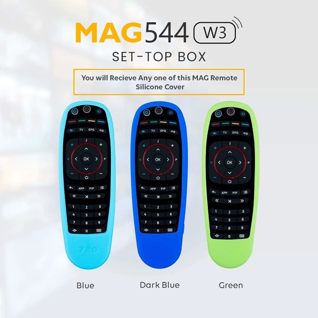 Alt view image 5 of 5 - MAG544W3 Linux TV Set-Top Box 4K HDR Streaming Media Player, 4K and HEVC Support,Dolby Digital Plus, Built-in Wi-Fi 5G, 1GB DDR4 RAM, 4GB Flash Memory Bonus Silicone Case