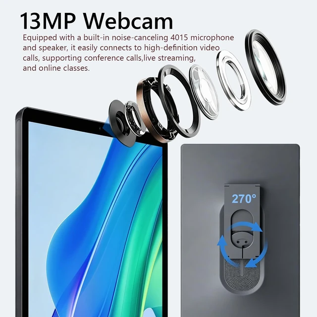 Alt view image 4 of 5 - OFD 21.5" Portable Smart TV with Protective Case,FHD Touchscreen Outdoor TV
