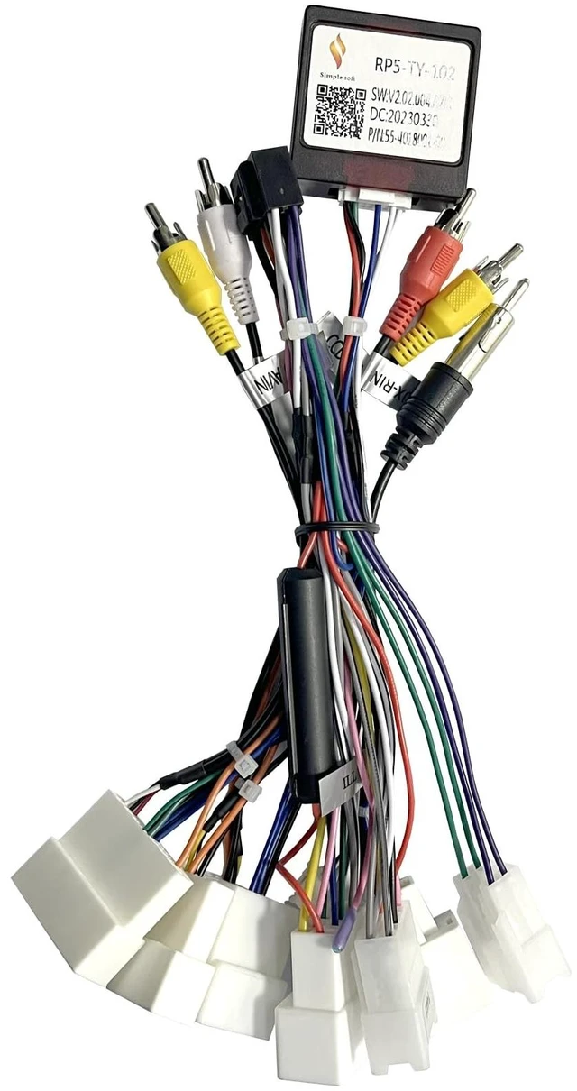 Main image of SWTNVIN JB L Adapter Harness Only Applicable with JB L Amplifier System Car Stereo for Toyota Camry RAV4 Tundra with Android System Car Radio (16 PIN)