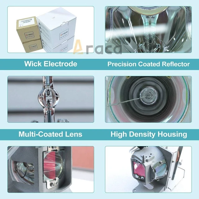 Alt view image 5 of 5 - Araca POA-LMP115 /POA-LMP106 /POA-LMP90 Projector Lamp with Housing for Sanyo PLC-XU78 /XU75 /XU88W /XU88 /SU70 /XE40 /XE45 /XL40 /XL40S XL45 /XL45S /XU73 /XU74 /XU83 ;Eiki LC-SB22 /XB23 /XB24 /XB27N
