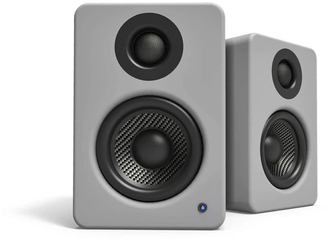 Main image of Kanto YU2MG PC Gaming Desktop Speakers ^^ 3" Composite Drivers ^^ 3/4" Silk Dome Tweeter ^^ Class D Amplifier ^^ 100 Watts ^^ Built-in USB DAC ^^ Subwoofer Output ^^ Pair ^^ Matte Grey