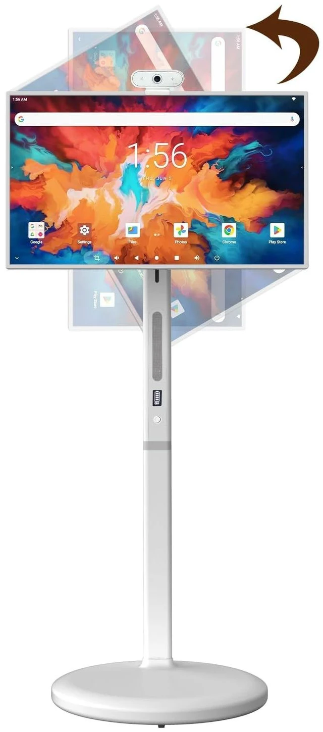 Main image of SynPotok 27" Smart Portable TV, FHD Android 13 OS Rotatable Touch Screen