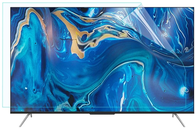 Main image of JQZWXX Anti-Glare TV Protector for 50-75Inch TV Screen Protector, Reduces Reflections TV Glare Stopper Blue Light Filtering and Bubble-Free Application,55in1221x689mm