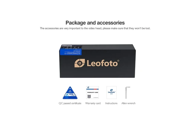 Alt view image 4 of 4 - Leofoto BV-15L Fluid Video Tripod Head, Lever-Release Clamp, 22 lb Max Load