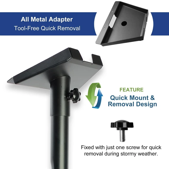 Alt view image 2 of 5 - MOSECYOU Starlink Gen3 Mount Bracket Kits, Dish Quick Removal Design