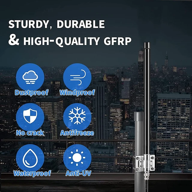 Alt view image 3 of 5 - 10dBi Outdoor 4G LTE Long Range Cellular Trail Camera Antenna with 16.4ft Cable for Spypoint LM2 Flex Link Micro Link EVO Stealth Cam Tactacam Reveal X PRO Gen Series Muddy Reolink Trail Camera