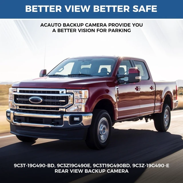 Alt view image 5 of 5 - Rear View Backup Camera Fit for Ford F-250 F-350 F-450 Super Duty 2008-12