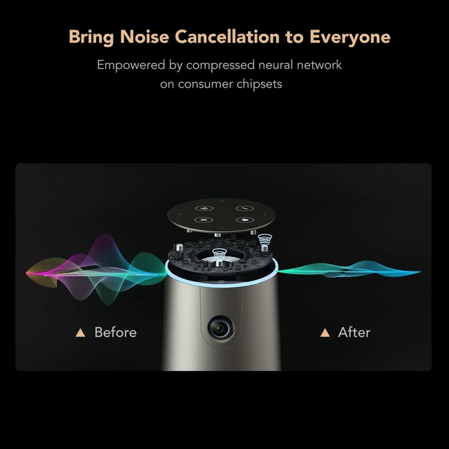 Alt view image 5 of 5 - NUROUM C46 4K Video Conference Webcam with Mic, AI-Powered Auto Framing