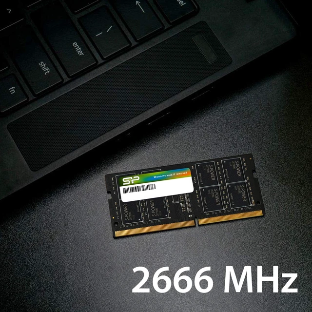 Alt view image 3 of 5 - Silicon Power DDR4 32GB 2666 MHz CL19 260-pin Laptop RAM Computer Memory Not Compatible with AMD motherboards SU032GBSFU266F02AD