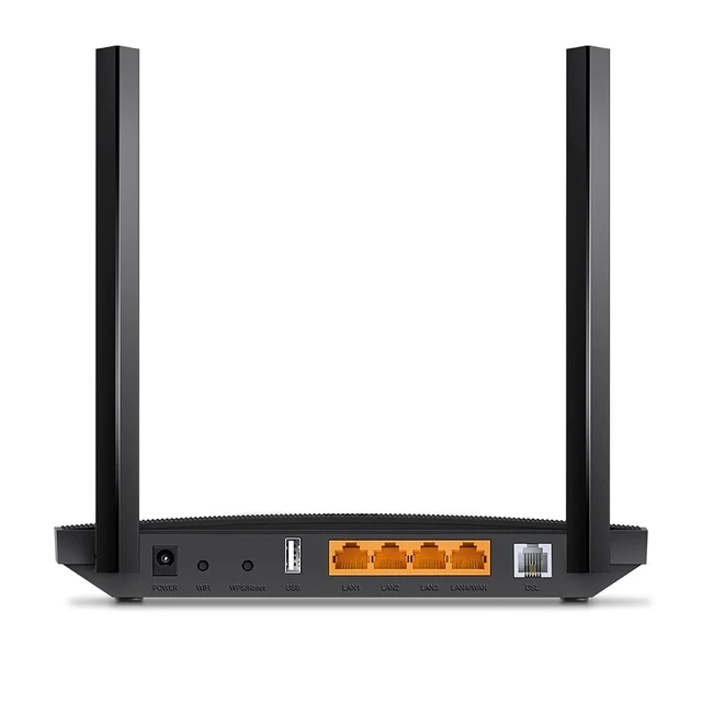 Alt view image 3 of 4 - TP-LINK Archer VR400 Dual-band (2.4 GHz / 5 GHz) Gigabit Ethernet Black 3G 4G