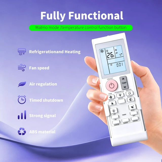 Alt view image 4 of 5 - Snrigw 2531835 Remote for Daikin FTKB09/FTKB12/FTKN09/FTKN12XVJU AC