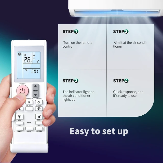Alt view image 3 of 5 - Snrigw 2531835 Remote for Daikin FTKB09/FTKB12/FTKN09/FTKN12XVJU AC