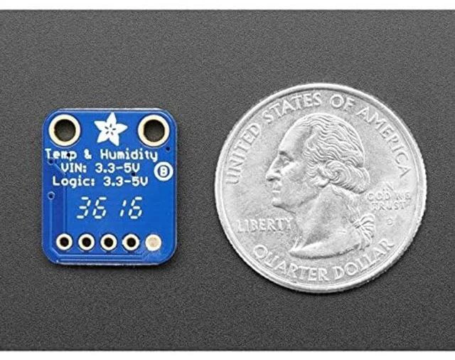 Alt view image 3 of 4 - Adafruit Si7021 Temperature & Humidity Sensor Breakout Board (3251)