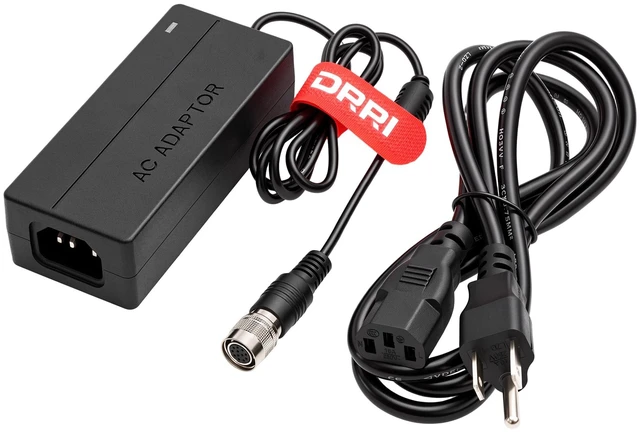 Main image of DRRI 12V DC Power Supply Adapter with 12 Pin Female Hirose Port, Compatible with Jai CV-M7+CL and CCD Camera