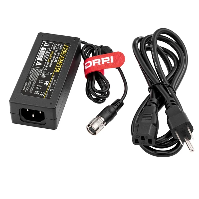 Alt view image 2 of 3 - DRRI 12V DC Power Supply Adapter with 12 Pin Female Hirose Port, Compatible with Jai CV-M7+CL and CCD Camera