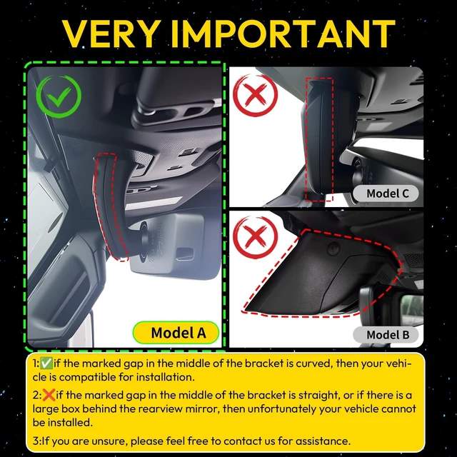 Alt view image 3 of 5 - Front 4K and Rear 1080P Dash Cam for Jeep Wrangler JL 2018-2023 & Gladiator
