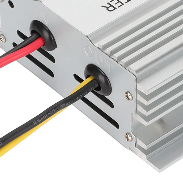 Alt view image 5 of 5 - DC 12V to 24V Car Power Inverter, 15A 360W Aluminium Alloy Vehicle Power Converter Adapter for Car Truck, Voltage Converter