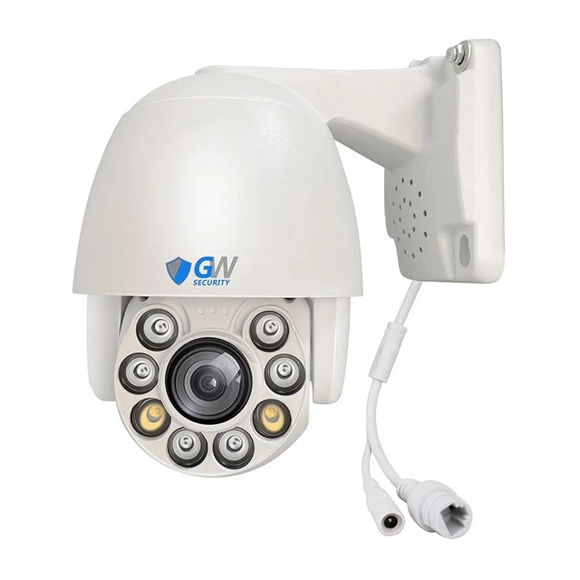 Alt view image 2 of 3 - GW Security 5MP Pan Tilt Zoom 2-Way Audio IP PoE 5X Optical Zoom Starlight Outdoor Indoor Security Speed PoE Dome PTZ Camera with 260ft IR Night Vision (GW501PTZ)