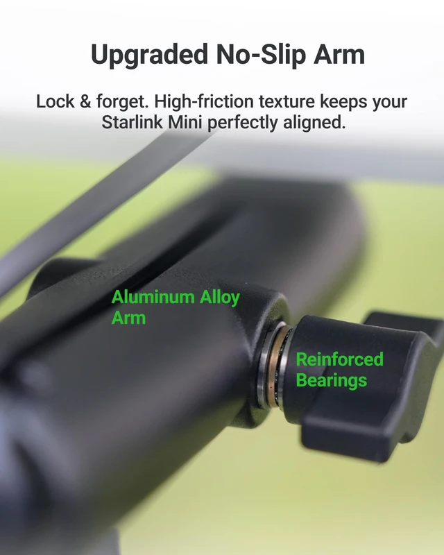 Alt view image 4 of 5 - for Starlink Mini Magnetic Mount with Adapter (Grab-and-Go for Campsite)