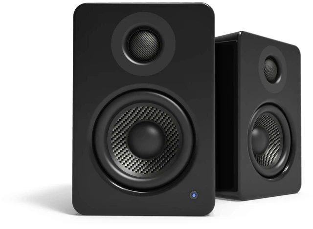 Main image of Kanto YU2GB PC Gaming Desktop Speakers ^^ 3" Composite Drivers ^^ 3/4" Silk Dome Tweeter ^^ Class D Amplifier ^^ 100 Watts ^^ Built-in USB DAC ^^ Subwoofer Output ^^ Pair ^^ Gloss Black