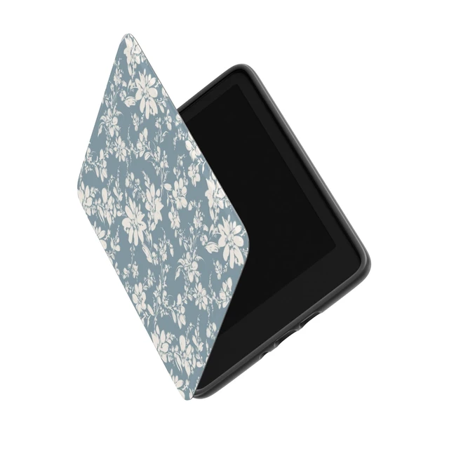 Alt view image 3 of 5 - Casely 7" Kindle Case ^^ Afternoon Tea ^^ Blue Floral ^^ Compatible with 7 Kindle Colorsoft and 7 Kindle Paperwhite (12th Gen)