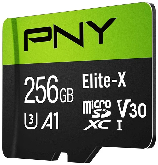 Main image of PNY 256GB Elite-X Class 10 U3 V30 A1 microSDXC Flash Memory Card