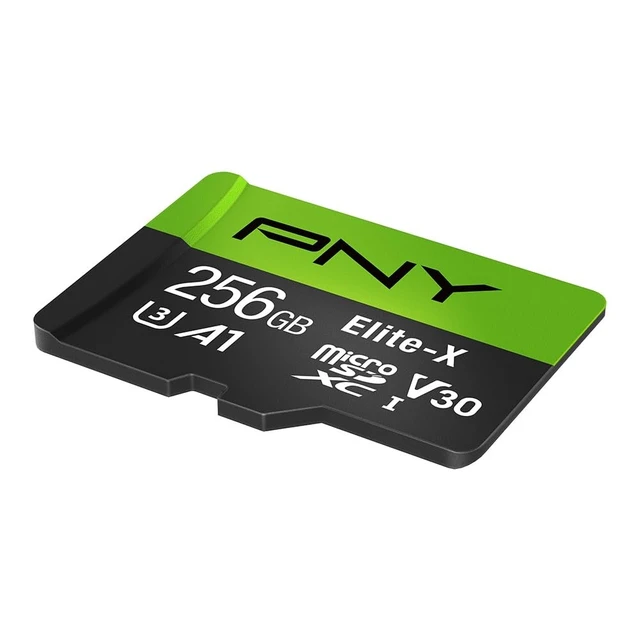 Alt view image 3 of 5 - PNY 256GB Elite-X Class 10 U3 V30 A1 microSDXC Flash Memory Card