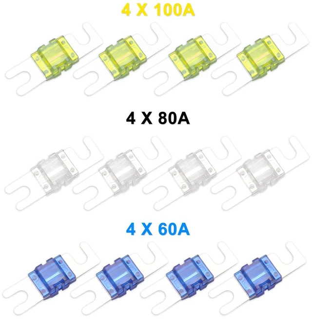 Alt view image 5 of 5 - Recoil MPG4 4-Way Mini-ANL Fused Distribution Block Ground with 12pcs Fuses