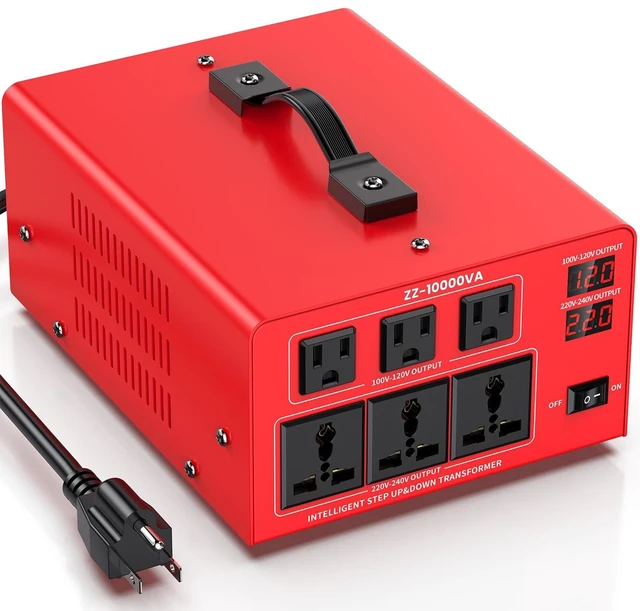 Main image of 10000VA Step Up/Down Voltage Transformer Converter 110/120V to 220/240V