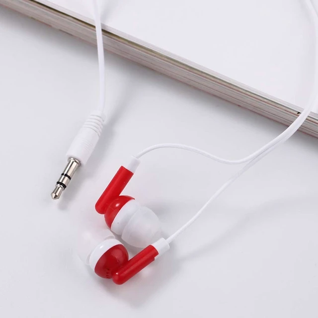 Alt view image 4 of 5 - CN-Outlet Wholesale Kids Bulk Earbuds Headphones 100 Pack Multi Colored Individually Bagged Disposable Earphones Perfect for School Classroom Libraries Students