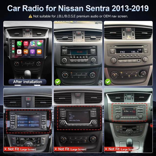 Alt view image 3 of 5 - Leadfan Fast Boot Linux Car Stereo for Nissan Sentra (Non JBL) 2013-2019