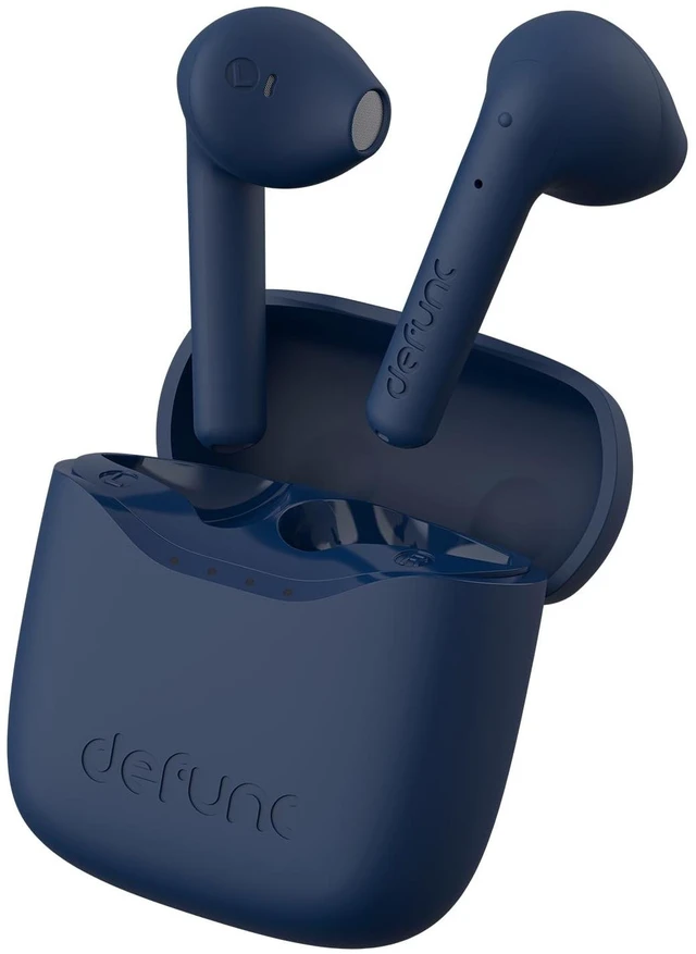 Main image of Defunc True LITE II Wireless Earbuds Bluetooth 6.0, Semi in-Ear Headphones with ENC Clear Calls, Low Latency, 20H Playtime, IPX4 Waterproof, Comfortable Fit with AI App Support