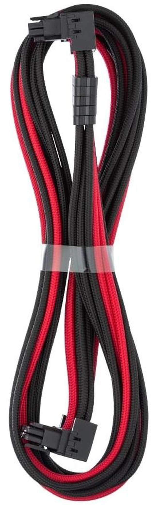 Main image of CableMod Pro ModFlex 12V-2x6 PCIe Cable for Corsair T5 (Blk+Red, 16p,90A)