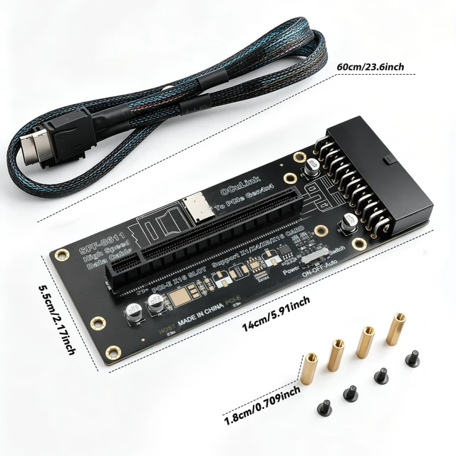 Alt view image 5 of 5 - OCuLink eGPU Dock