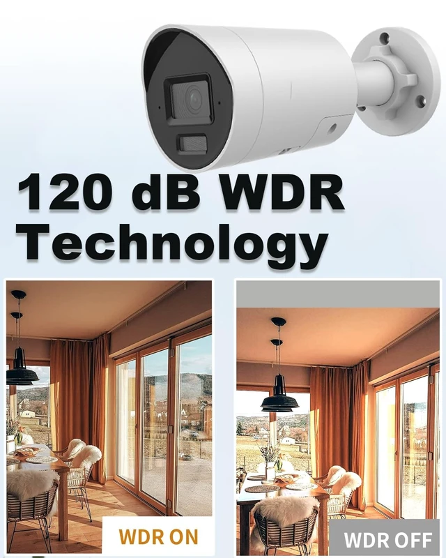 Alt view image 4 of 5 - Koiron 4K 8MP DS-2CD2083G2-LI2U/SRB HIKVIS0N_AcuSense PoE Bullet IP Camera