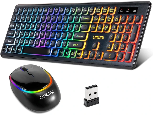 Main image of Wireless Rechargeable Keyboard and Mouse CHONCHOW W300