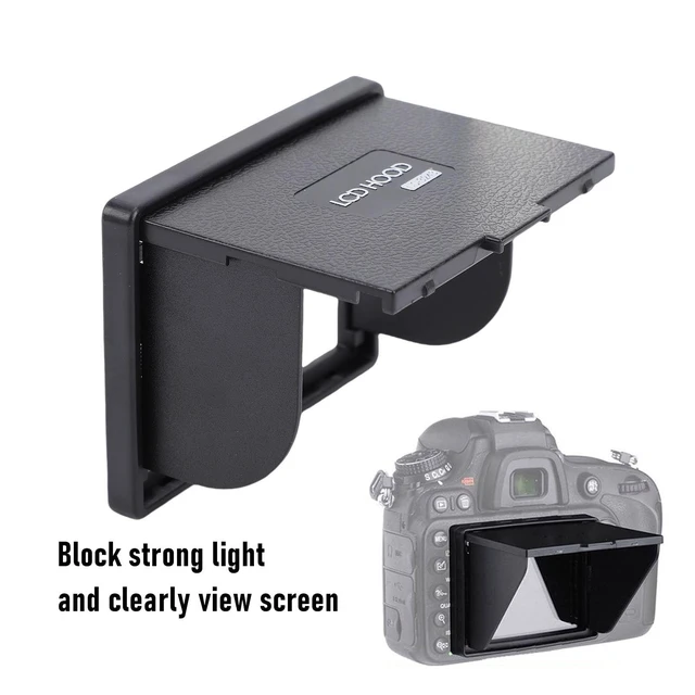 Alt view image 2 of 5 - Tangxi 3.2 Inch Camera LCD Sun Shade, Foldable Design, Magnetic Installation, Camera Screen Protective Cover Monitor Hood Sunshade for Outdoor Photography (3:2)