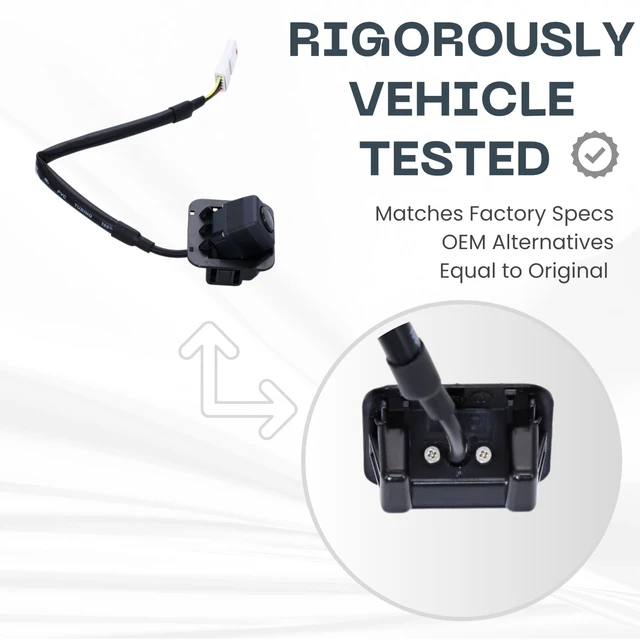 Alt view image 3 of 5 - Backup Camera Replaces for 2018 2019 Chevy Traverse w/o Video Display Mirror w/o Surround View OE Part # 23165926